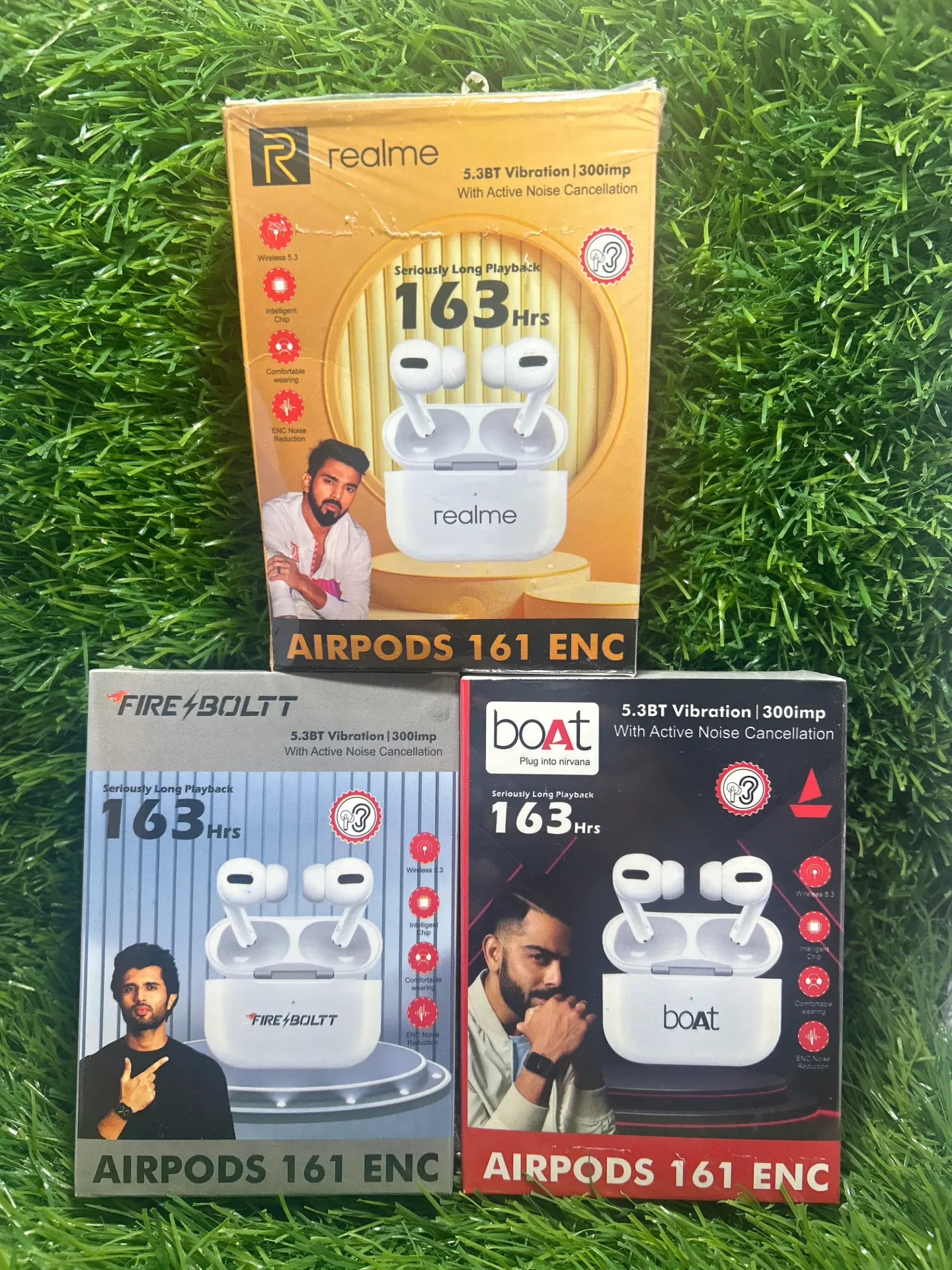 Boat,Realme Fire Bolt 161 AnC/ Earbuds Without Dori