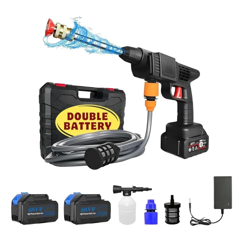 Car wash,gardening, Cleaning GUN Double Battery