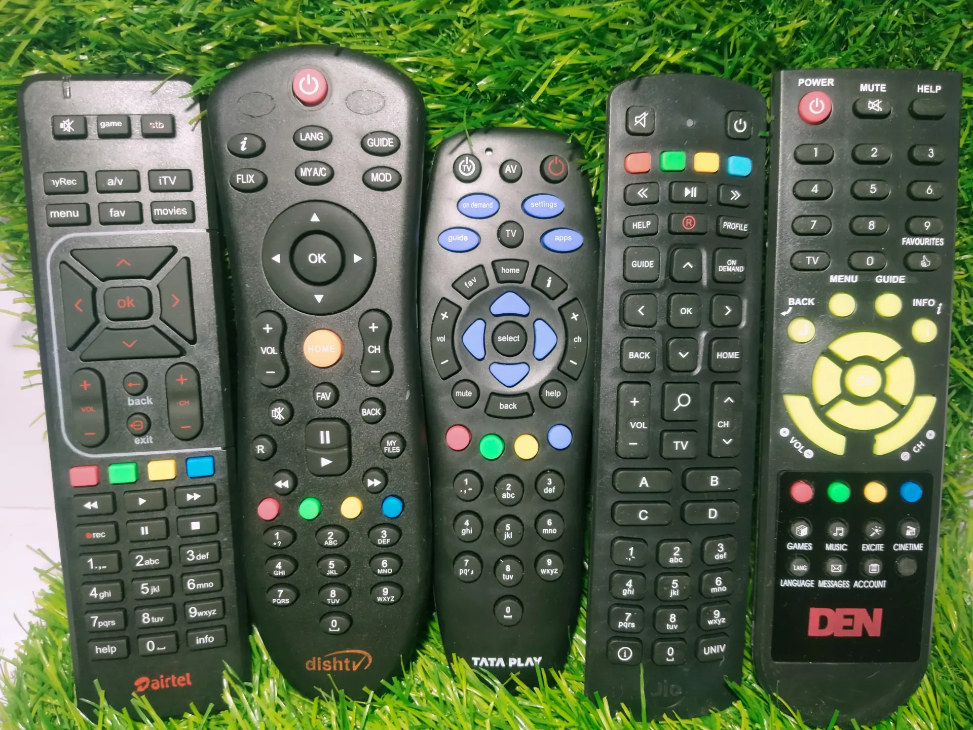 Dish TV remotes multi brands (DEN)