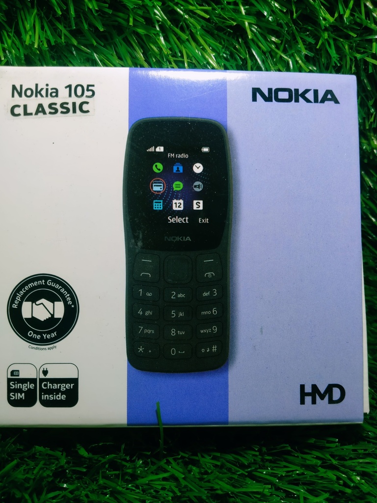 NOKIA 105 classic single sim(with charger) mobile phone