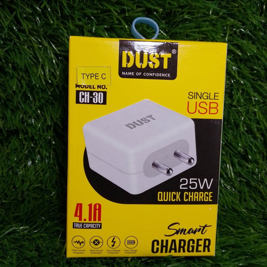 [ch] DUST CH-30,4.1A,SINGLE USB CHARGER type c, Charger