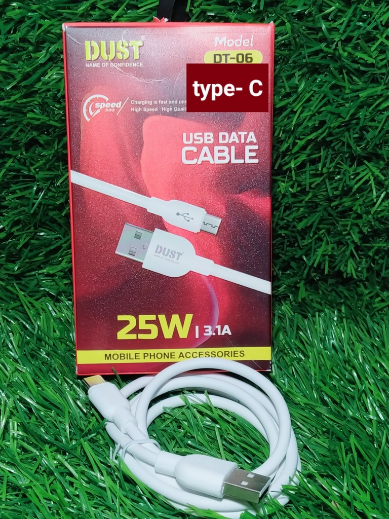 DUST DT-06 /Type C 3.1A Cable, 25watt