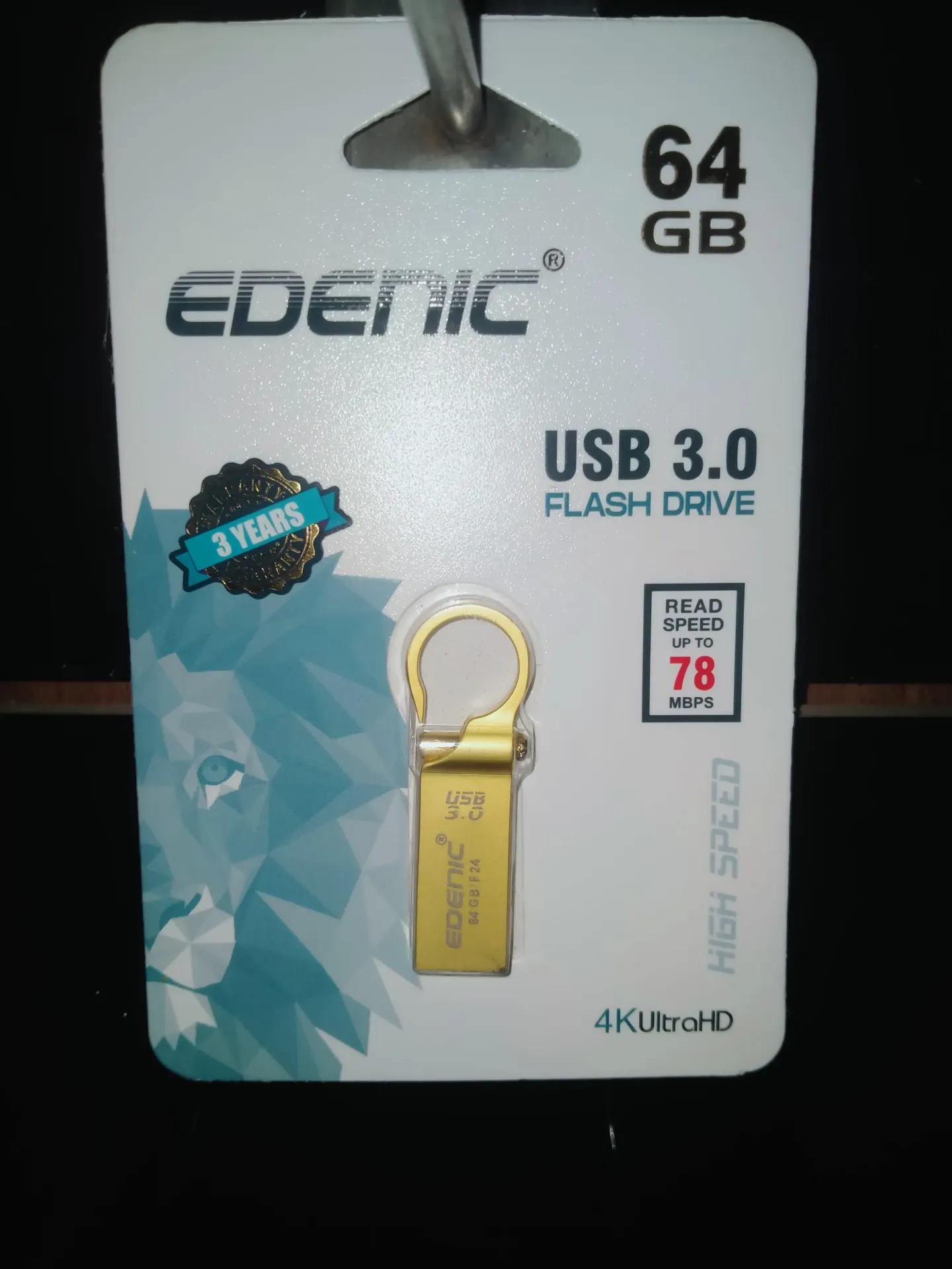 EDENIC 64GB,usb 3.0 fast pen drive