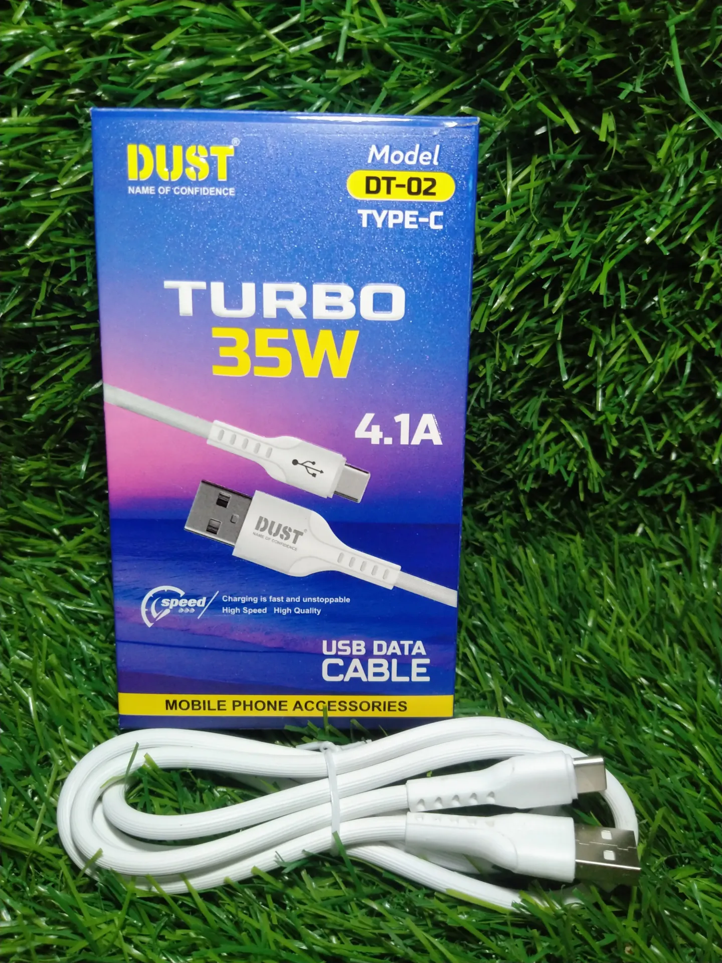 DUST DT-02 ,35W, 4.1A turbo Type- C data cable