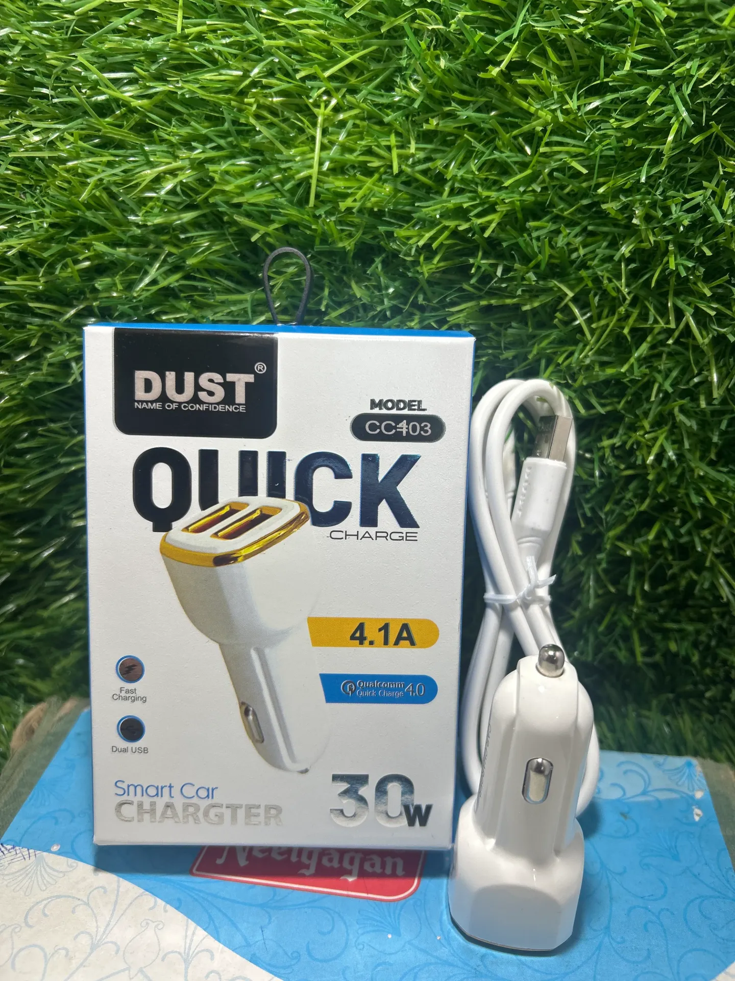 DUST CC-103/30W Doul USB Type C Car Charger