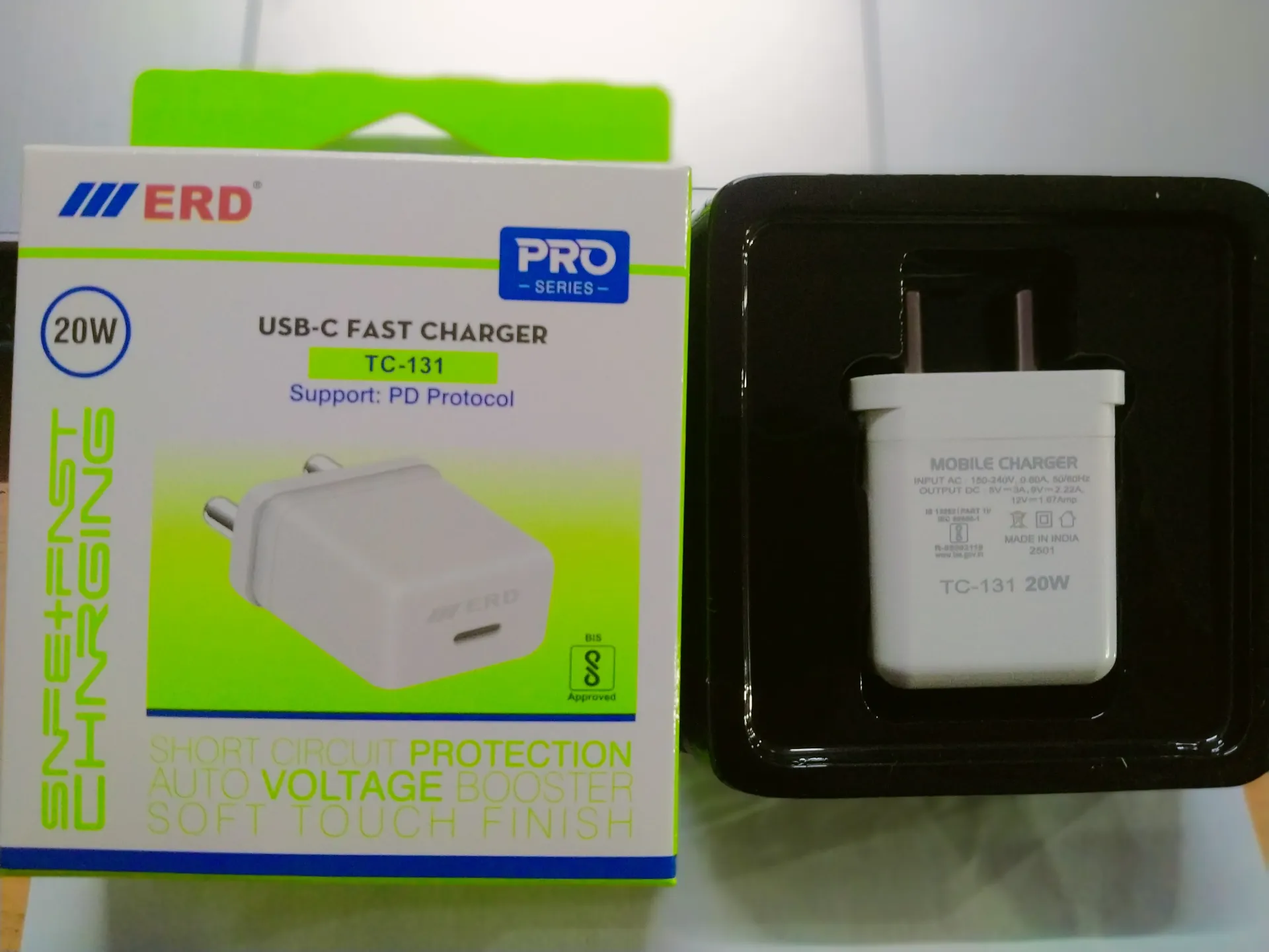 ERD TC-131 ,20W, Usb A PD dock charger