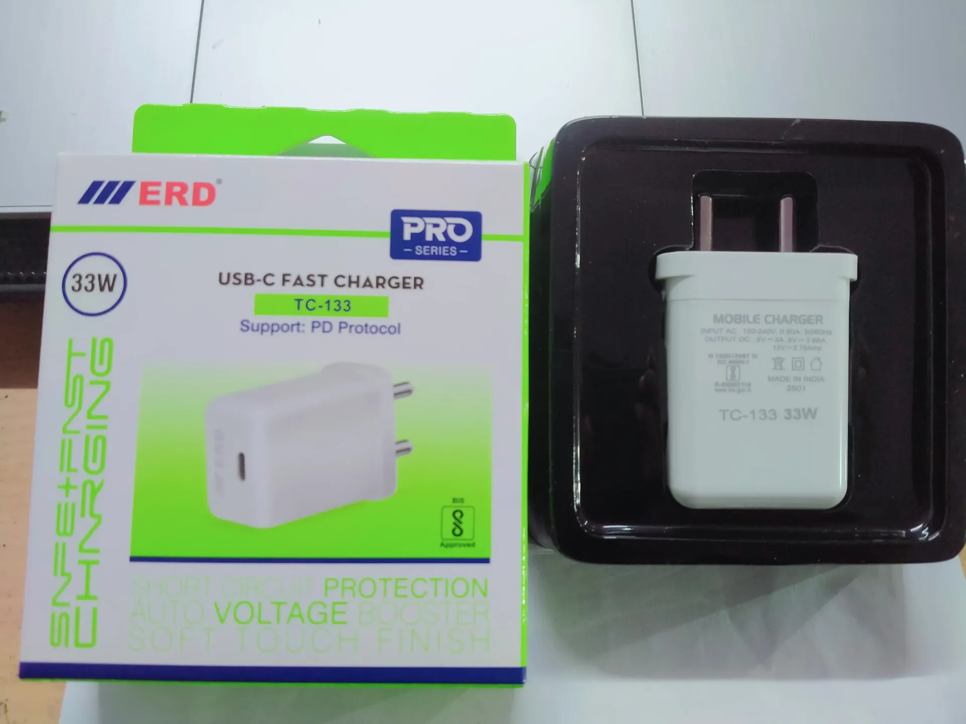 ERD TC-133 ,33W, Usb-C  PD dock charger