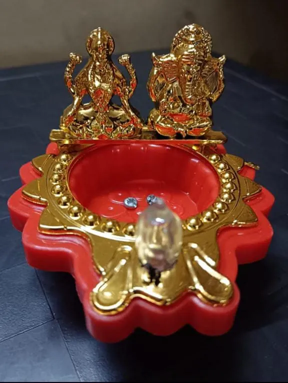 Ishika sensor diya water led,ganesh-laxmi