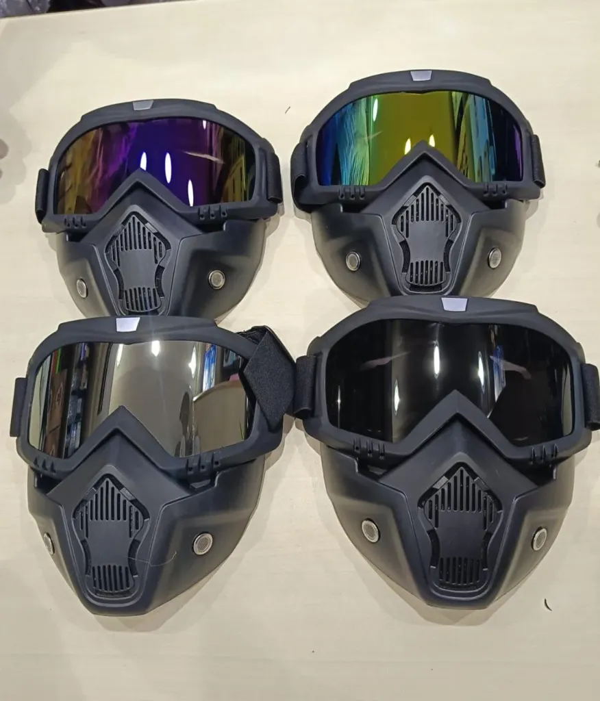 Goggle Mask Anti Scratch UV Protective Face and eyewear Dirt shild