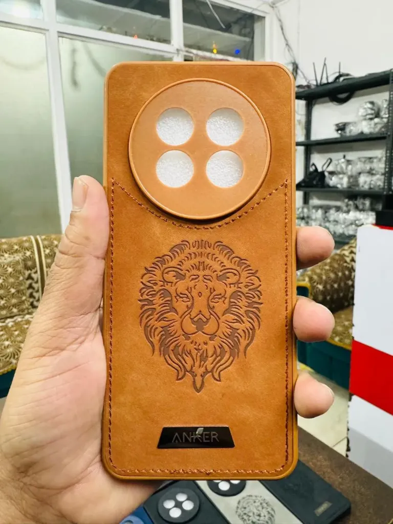 LION LEATHER METAL ANKER LOGO CASE COVER OPPO/ REALME (Mi 13c 5g)