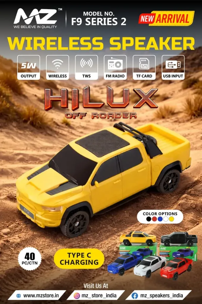 MZ F9 Car Shape Bluetooth Speaker