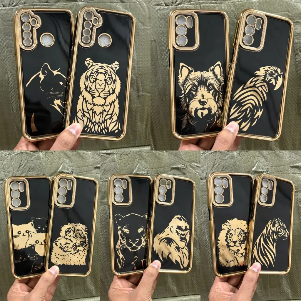 NEW CROME ANIMAL SILICON CASE Cover SAMSUNG (SAM A25 5G)