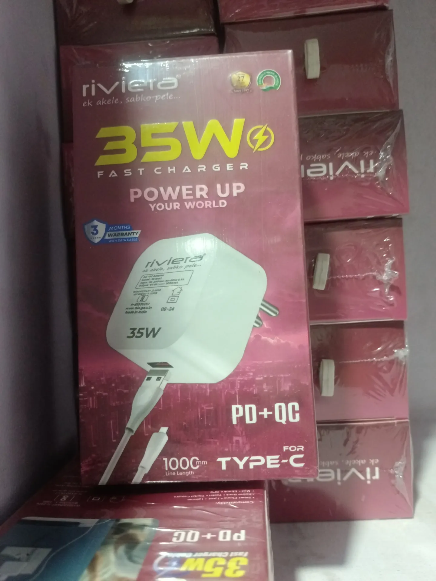 Riviera 35Watt PD Type C Charger