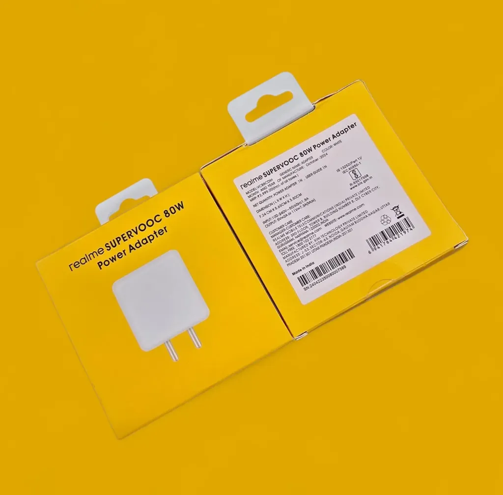 Realme Supervooc 80W Power Adapter