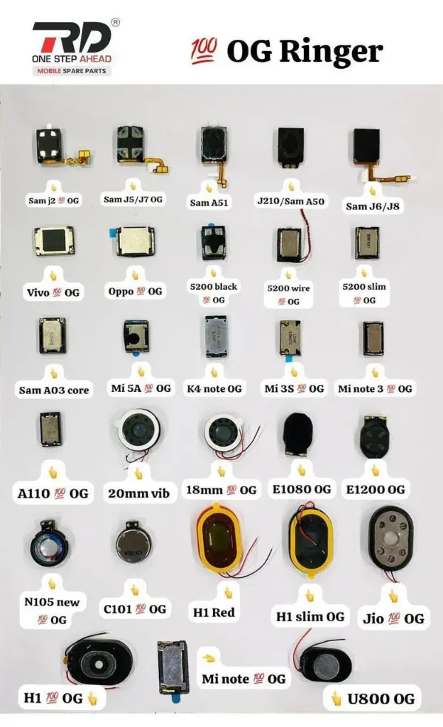 Ringer AND MIC (ITEL 18MM CARE OG RINGER)