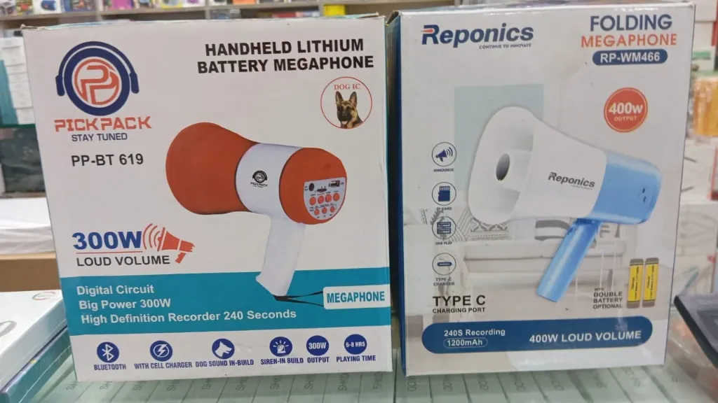 Ship megaphone speaker