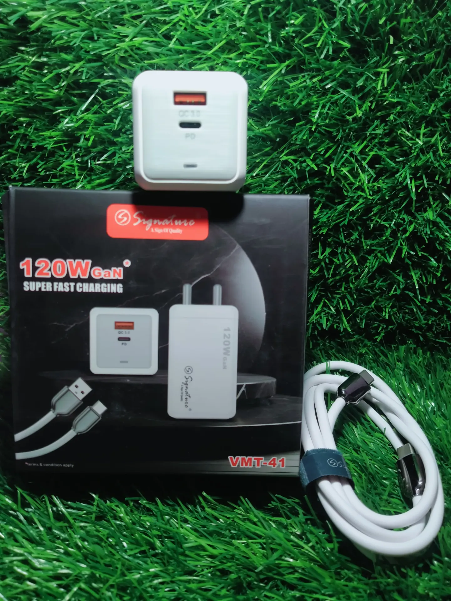 Signature VMT-41 120watt,PD-QC  usb-c to c charger