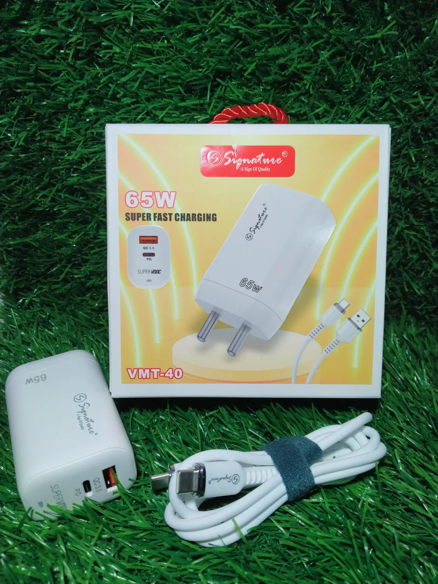 Signature VMT-40 65watt,PD-QC  usb-c to c charger