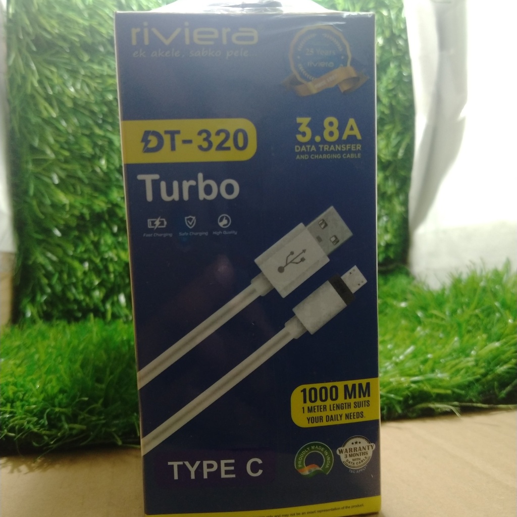 Riviera DT-320 Turbo/Type c Cable/ 25w cable