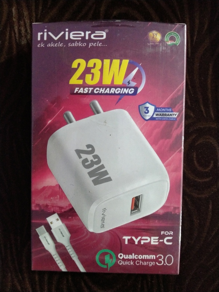 Riviera 23w PD Type C Charger