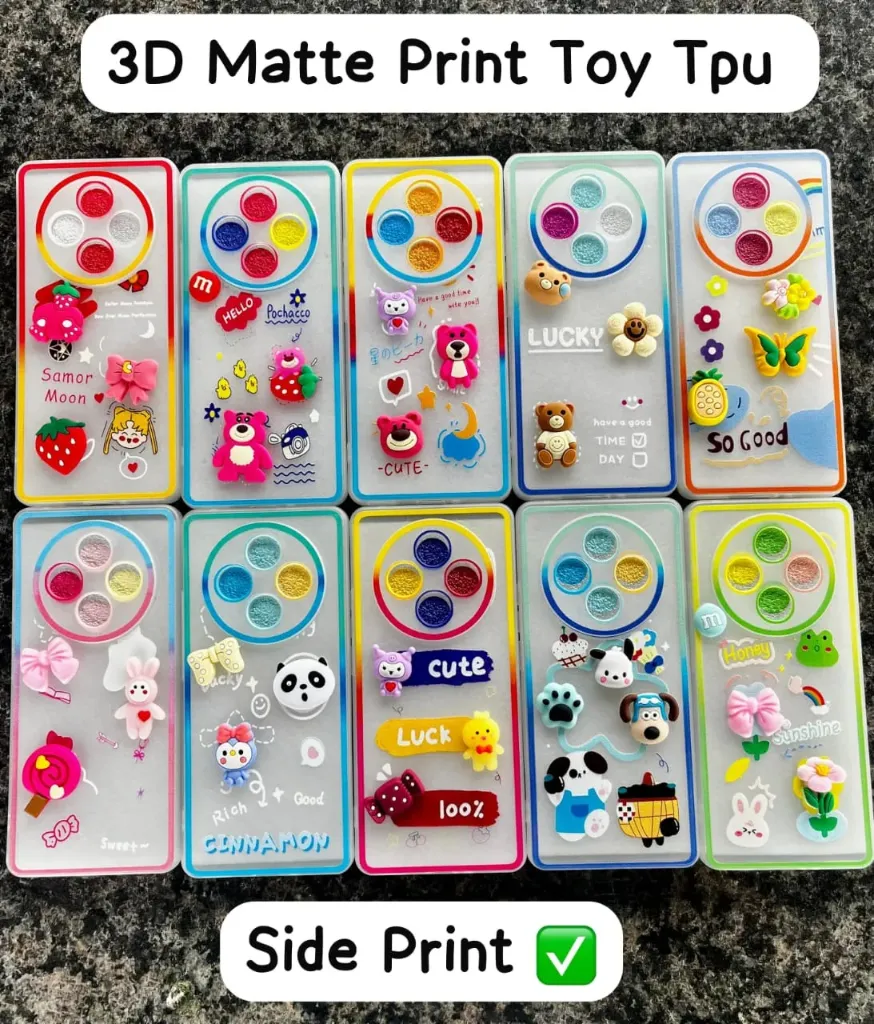 3D Teddy Bear Cover (OPPO A15)