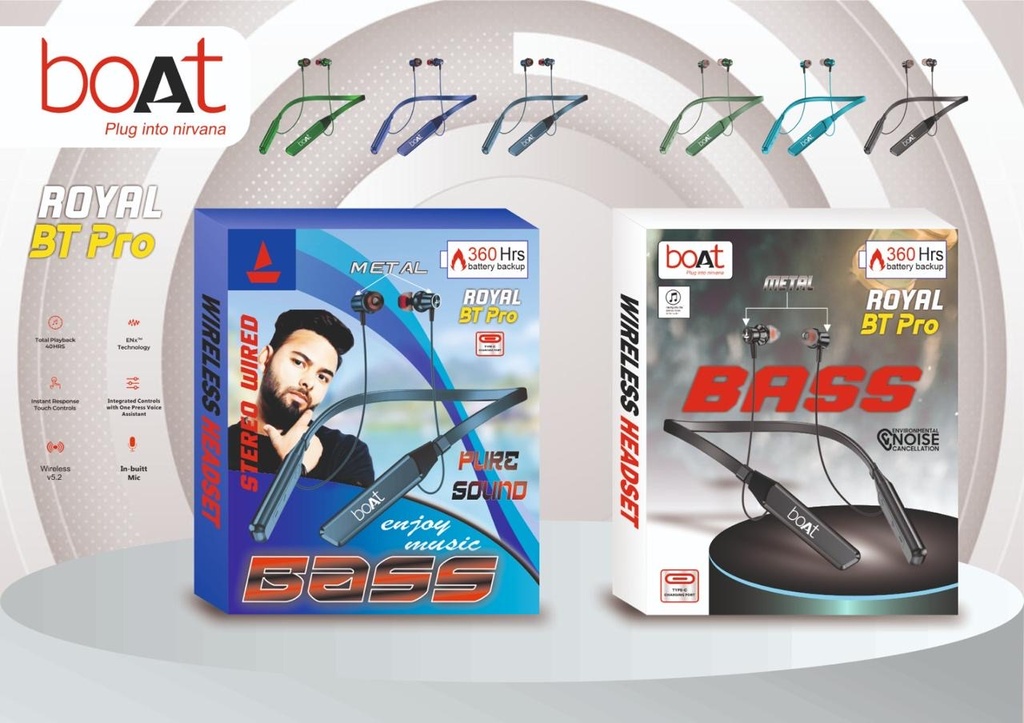 Royal BT Pro Metal Neckband