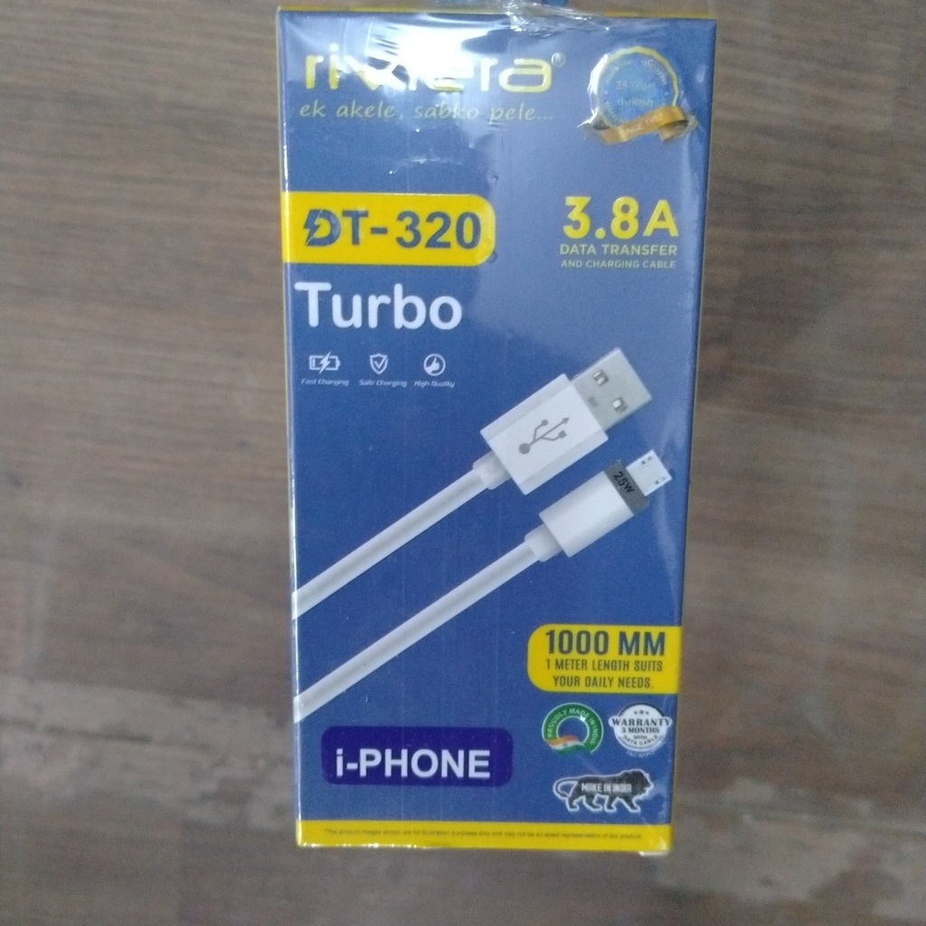Riviera DT-320 Turbo/Iphone Cable / 25w cable