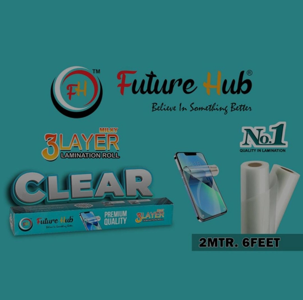 Future hub 3Lyr Milky Clear Roll Primium Quality