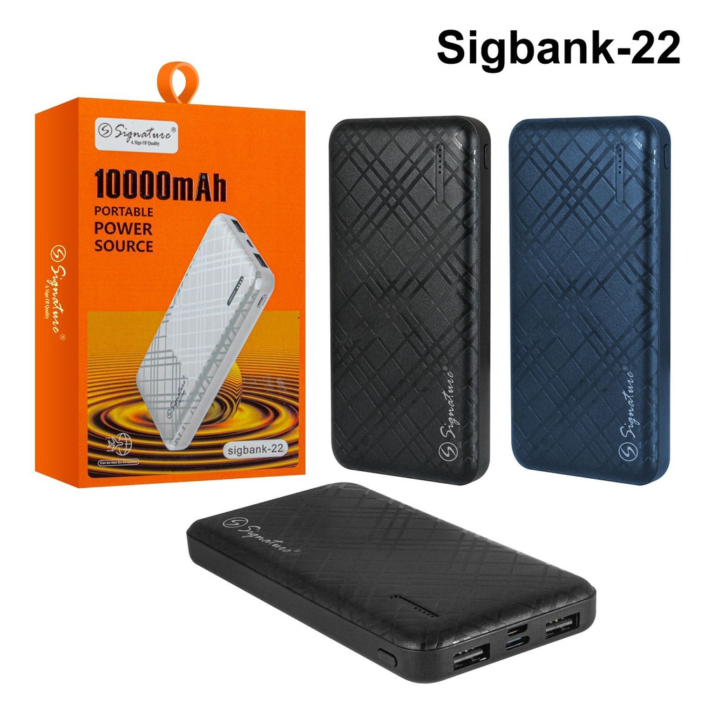 Signature Sigbank  21/22 10000mah Power Bank