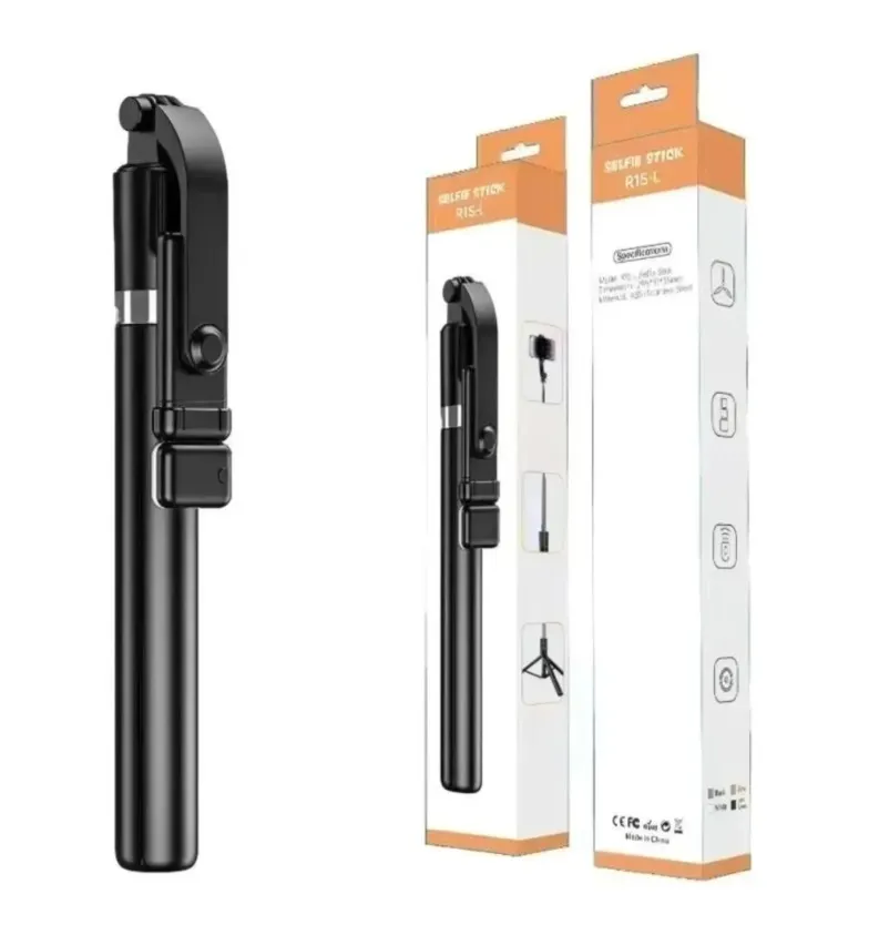 Professional R1S-L Wireless Selfie Stick with LED Fill Light & Tripod Stand