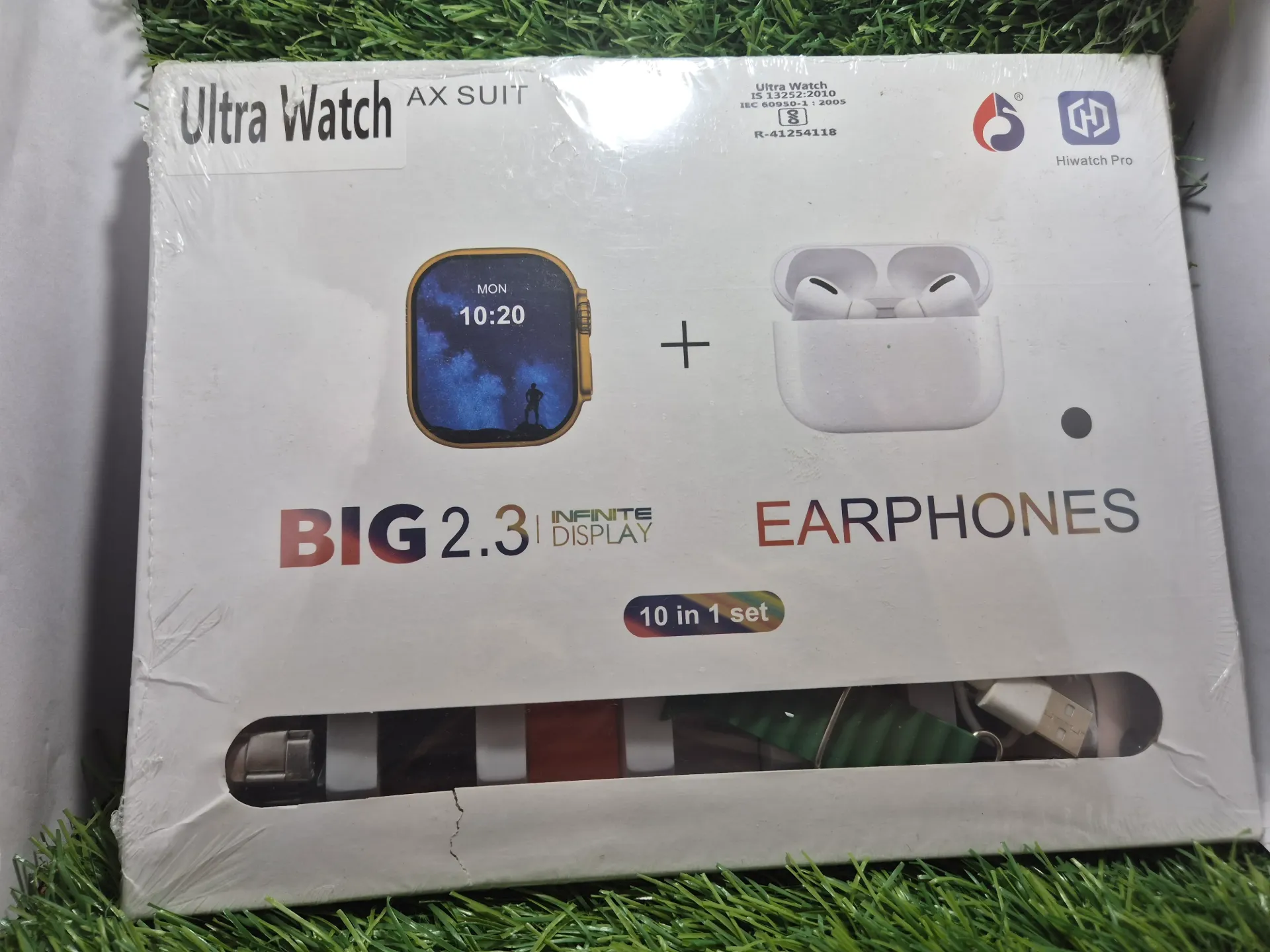 Ultra Watch AX Suit Smart Watch With Free Earbuds