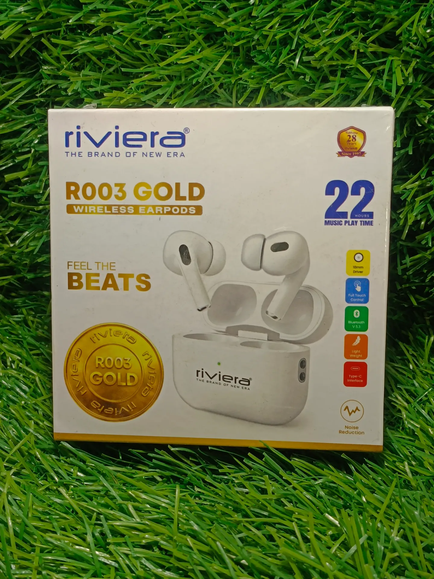 Riviera R003 Gold Earbuds